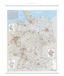 Franken KAM300 Kaartbord straatkaart (gelamineerd 1:750.000) 137 x 97 cm