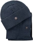 JOOP! Sjaal 17 JB-01Feranto 10020285 Wol Donkerblauw Mannen Volwassenen One size