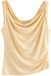 Next - Dames - N. Premium mouwloze top van polyester-modal met drapering - Geel