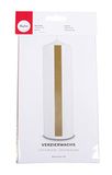 Rayher 3103806 Decoratieve was, goud hoogglans, decoratieve wasplaat 20 x 10 cm, wasfolie voor het versieren van kaarsen, kaarswas, wasfolie
