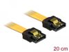 Delock SATA 3 Gb/s Cable 20 cm yellow