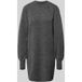 ONLY - ONLOLIVIA LS HIGH NECK DRESS CC KNT - Dark Grey Melange - XS