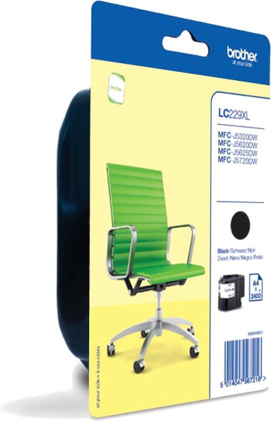 Brother LC229XL-BK Inktcartridge Zwart XL