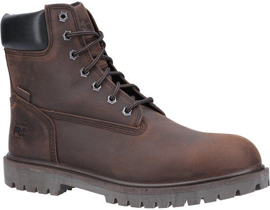 Timberland Pro Iconische Veiligheidsneus Werklaars S3 Aluminium Neus Bruin Maat 46