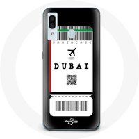 Maniacase Etui voor Samsung Galaxy A20e Air ticket Dubai