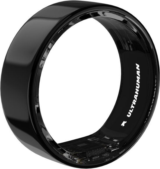 Ultrahuman Ring Air - Aster Black - Ringmaat 8 - Smart Ring - Slaap Tracking - Hartslag & Temperatuur Monitoring