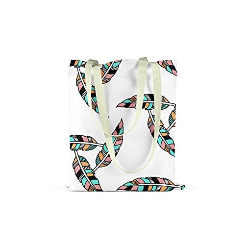 Bonamaison - Herbruikbare Boodschappentas - 100% Katoen - 34x40 cm - Canvas - Turkije