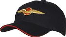 Merkloos / Sans marque Van Os Imports B.V. Baseballcap Koninklijke Nederlandse Luchtmacht - zwart - logo - volwassenen - soldaten - leger
