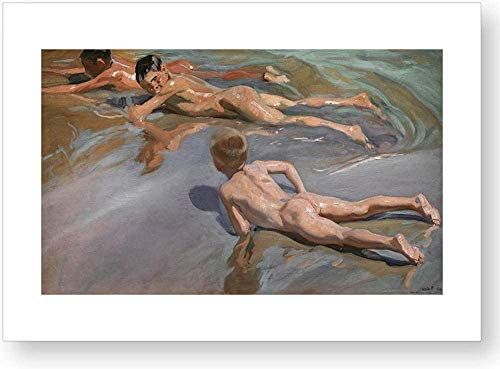 Museo del Prado Officiële reproductie van het weidemuseum "Chicos am Strand" - 8436532681981