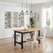Maison Exclusive Table haute de bar EKAI, noir, 112 x 70 x 91 cm