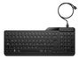 HP 405 Clavier filaire rétroéclairé multi-appareils - AZERTY BE - Noir