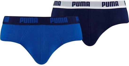 PUMA Boxershort Heren BASIC BRIEF 2P - True Blue