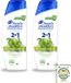 Head & Shoulders Shampoo Anti-Pelliculaire Pomme Fraîche 2-en-1 - 2 x 300 ml