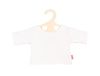 Heless 1956 - T-shirt voor poppen in wit, maat 28-35 cm