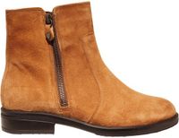 Hartjes cognac suède enkellaarzen - Trendy Boot