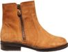 Hartjes cognac suède enkellaarzen - Trendy Boot