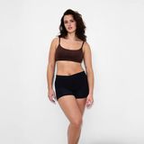 cfab Bralette met ronde hals Bruin L