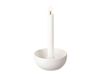Scandi Living Bougeoir Valley Ø12 cm Blanc