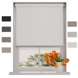DTCH® Rolgordijn Verduisterend - Easy Royal - Wit - 60 x 190 cm