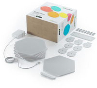 Nanoleaf Shapes Hexagons Starterkit - Slimme Verlichting - 9 RGB LED Panelen - Wit