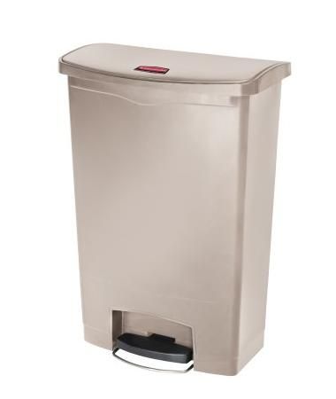 Rubbermaid 1883552 Vuilnisbak - 90 Liter - Beige - Rechthoekig