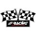 Simoni Racing Sticker 'Flag' - 100x50mm