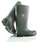 Bekina Veiligheidslaarzen voor heren en dames met stalen neus en stalen zool, antislip, werklaarzen landbouw, vederlicht, ondoordringbaar voor water, modder of reinigingsmiddelen, isolerend tot - 20 graden, groen, EU 48