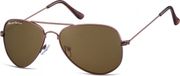 Montana - S94D - Zonnebril - Aviator stijl - Bruin - Lensbreedte 57 mm