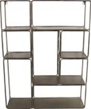 Decostar Wandrek Laval - Metaal - 60x80cm - Grijs