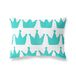 BonaMaison Turkoois-Wit Decoratieve Kussensloop, Kussenhoezen Bank, Decoratieve Kussenhoesjes, Kussensloop; Sofa, Slaapkamer, Kantoor, Auto 45x60 Cm - Ontworpen en vervaardigd in Turkije