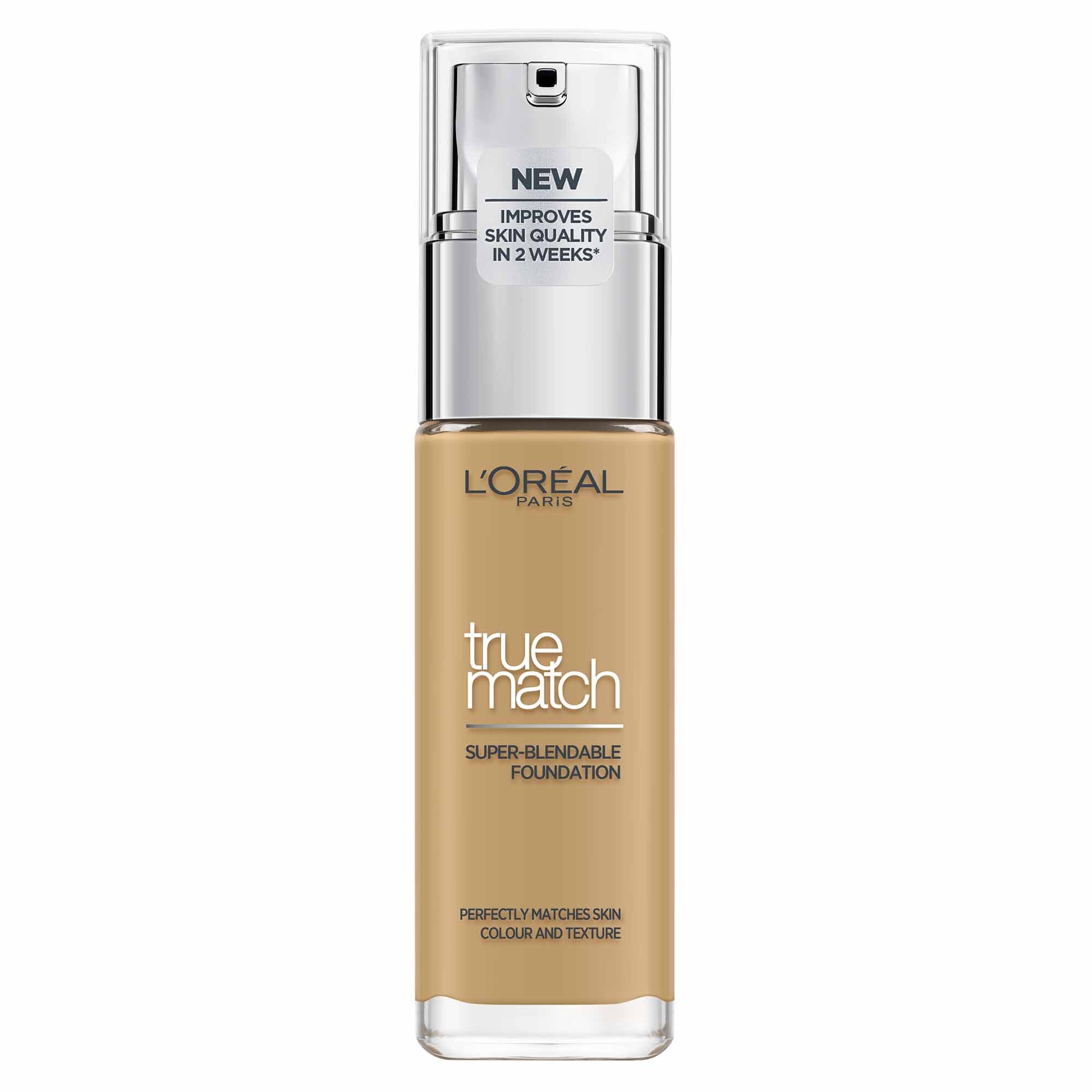 L'Oréal True Match Foundation 6.W Golden Honey – Foundation met Hyaluronzuur & Natuurlijke Dekking, met SPF 17 - 30 ml