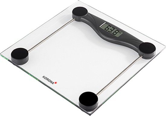 Korona Olivia personenweegschaal - transparant - 180 kg