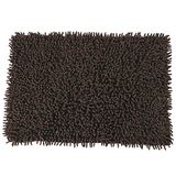 MSV Badmat chenille 60 x 40 cm katoen bruin