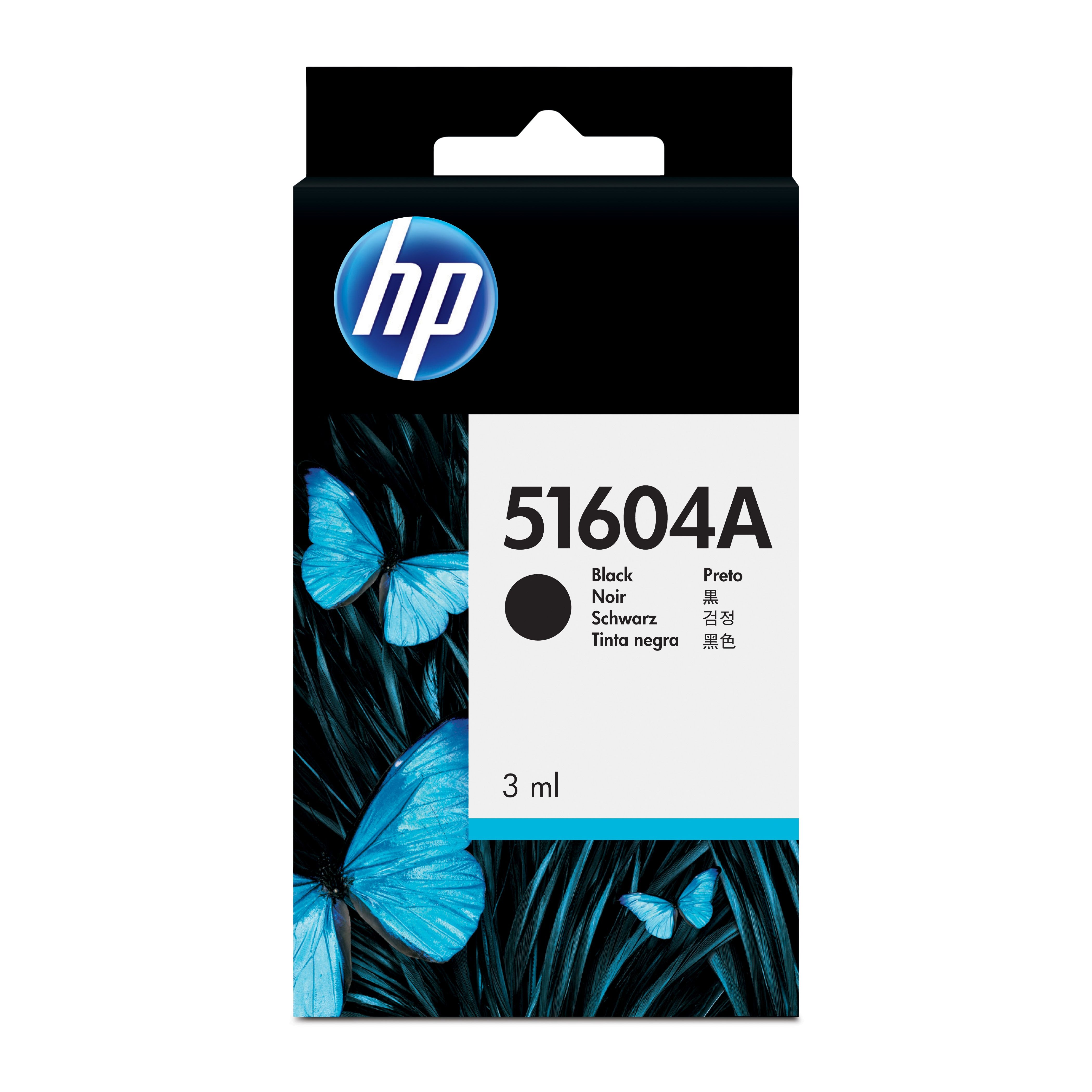 HP Zwarte inktcartridge - 51604A - 3ml - Zwart