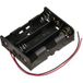 TRU COMPONENTS TC-13220708 Porte-piles Nombre de cellules: 3 18650 Câble (l x L x H) 76 x 59 x 21 mm