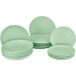 SILVERCREST® Service de table, 18 pièces, vert pastel