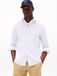 Tommy Hilfiger Heren Lange Mouwen Shirt XL Katoen Blauw Gestreept