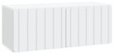 Syfax Wandbeugel TV-kast 78,5 x 31 x 30 cm Wit Bewerkt hout