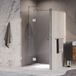 Brauer Void - Douchedeur - Helder Glas - 120 x 200 cm
