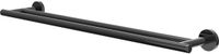 IVY Sanibell IVY Wandhanddoekrek - 60 cm - Dubbel - Zwart Chroom PVD