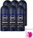 Nivea 6 x Men Déodorant Roll-On - 50 ml