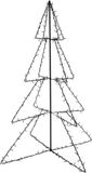 vidaXL Arbre de Noël conique 240 LED intérieur et extérieur 115x150 cm