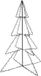 vidaXL Arbre de Noël conique 240 LED intérieur et extérieur 115x150 cm
