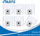 Ecovacs Deebot T50 Max Pro Omni Sacs d'aspirateur (6 Pièces, alternative Plus.Parts® à DDB030041)