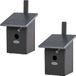 Merkloos / Sans marque Esschert Design Bv 2x Houten Vogelhuisjes/Nesthuisjes Koolmees 33 cm