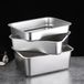 Merkloos RVS kattenbak, afmetingen 50 x 35 x 15 cm, geurloos en hygiënisch