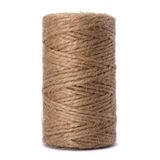 GARDENIX Jute koord van natuurlijke vezels, 75 m, 2,2 mm, 100% biologisch afbreekbaar, voor knutselen, als decoratie, geschenkverpakking, als natuurvezel, pakketkoord voor tuin
