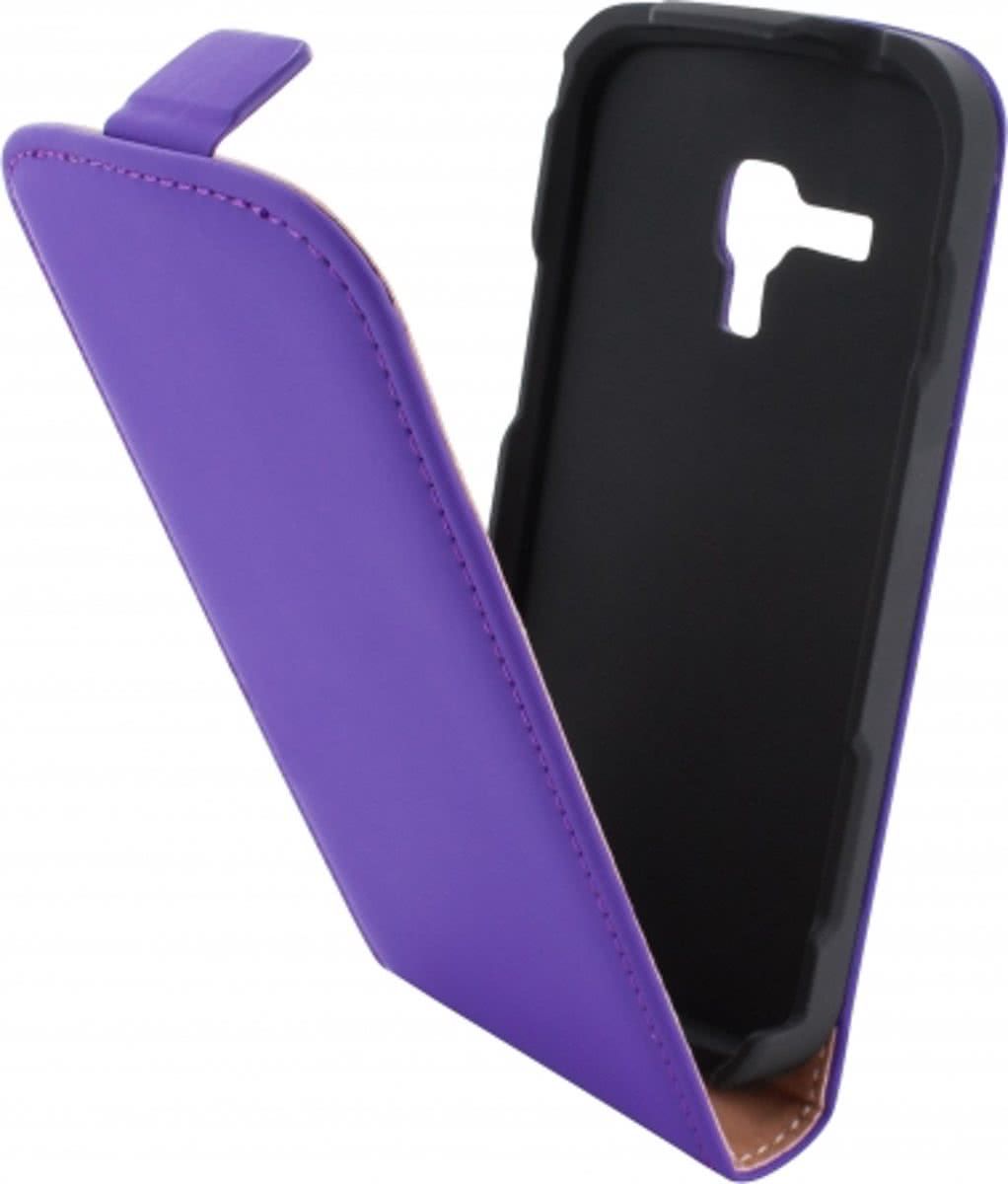 Mobiparts - Paars Premium Flipcase - Samsung Galaxy S Duos / Trend Plus