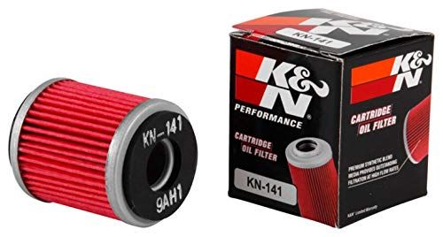 K&N Powersports Oliefilter - Filterpatroon 38x46mm compatibel met Beta, Yamaha, Fantic, HM Moto, MBK, TM, Rieju, Gas Gas (KN-141)