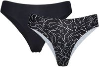 Esotiq Pie-Pie - Dames Brazilian - 2-pack - Zwart - M